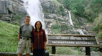 Mae Na Chorn, Chiang Mai Provinz, Thailand: Auf dem Weg zum Dorf der Himmel &uuml;berqueren wir den h&ouml;chsten Berg Thailands, den Doi Inthanon.